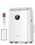 DREO Portable Air Conditioners, 10,000 BTU ASHRAE (6,000 BTU DOE) Smart AC Unit for Room with Drainage-free Cooling,APP/Voice/Remote, Fan & Dehumidifier, Quiet Standing AC for Bedroom, AC319S New