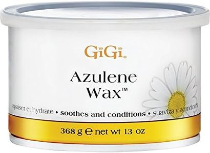 GiGi Azulene Hair Wax Remover – Soothing Microwave Wax for Hair Removal, Ideal for Face, Body Legs & Sensitive Skin, 13 oz, 3 Pack