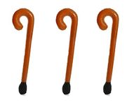 Quickdraw 3 x Inflatable Walking Stick Novelty Blow up Cane Oldies Fancy Dress Party Prop Old Birthday Joke 90cm Sticks