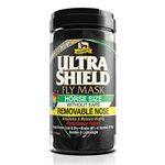 WF Young Ultra Shield Ex Fly Mask No Ear Soft Flexible Rip Equine Insect Control