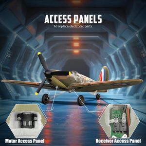VolantexRC Spitfire RC Plane – Green Remote Control Aircraft