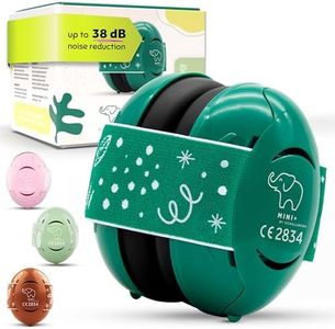 Schallwerk ® Mini+ Baby Ear Muffs (Jungle Green) – Noise Protection for Babies, Infants, Toddlers – CE & ANSI Certified – Kids Noise Reduction Headphones