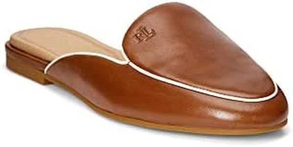 LAUREN Ralph Lauren Aliana, Deep Saddle Tan/Vanilla, 6