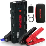 NEXPOW Car Jump Starter, 2000A Peak 12V Portable Car Battery Starter, Auto Battery Booster, Lithium Jump Box with LED Light/USB Quick Charge 3.0