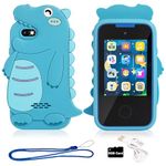 MUSUNFE Kids Toy Phone, Kids Camera Kids Phone Dinosaur Gifts Toy for Boys & Girls Age 3-12, Phone Touchscreen Learning Toy Christmas Birthday Toys Dinosaur toys Childrens toys