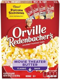 Orville Redenbacher’s Movie Theater Butter Microwave Popcorn, 3.29 Ounce Classic Bag, 6-Count