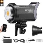 Godox Litemons LA150Bi LED Video Light, 2800K-6500K, Bowens Mount, CRI 96+ TLCI 97+, 11 FX Effect,0-100% Dimming, APP Control, for Film Shooting, Wedding, Live Broadcast, Portrait