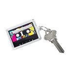 Fun Express - Awesome 80s Theme Picture Frame Keychain for Party - Apparel Accessories - Key Chains - Novelty Key Chains - Party - 12 Pieces, Multi-colored, One size