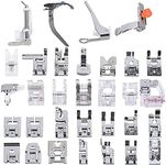 Gemsy 32 Sewing Machine Presser Foot Feet Kit | Fit for All Machine| Heavy-Duty Different Machine Foots l Universal Stitch