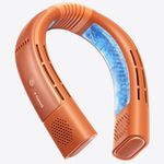 TORRAS COOLiFY 2026 Neck Air Conditioner 2S PRO, Ice-Feel Semiconductor Cooling Neck Cooler & Personal Air Conditioner for Golf,Travel & Music Festival, Premium Gifts for Father Men Women, Orange