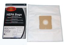 EnviroCare Replacement HEPA Filtration Vacuum Cleaner Dust Bags made to fit Riccar Moonlight and Sunburst. Simplicity Jack and Jill Canisters 18 pack