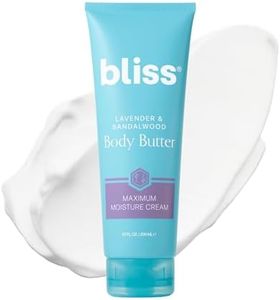 Bliss Body Butter - Lavender and Sandalwood - Maximum Moisture Cream - 6.7 Fl Oz - Body Lotion for Dry Skin - Long-Lasting Moisturizer for Women & Men - Vegan and Cruelty-Free