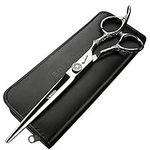 AXEMOORE Professional Hair Scissors 7 Inches Haircut Scissors Stainless Steel Hair Cutting Shears Cutting Scissors For Hair Cutting Hairdressing Shears For Women & Men