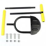 SNAPPSY Wide Foot Pedal Half Moon Edger Easy to Use Manual Step Edger Long Handle Edging Shovel for Gardeners, Homeowners, Lawn, Garden, Yard, Lawn Edging Shovel