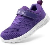 DREAM PAIRS Boys Girls Shoes Kids Tennis EZ-Ons GoGetters Running Athletic School Sneakers for Little/Big Kid,Size 3 Little Kid,Purple,KD18001K