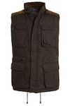 shelikes Men Gilet Body Warmer Multi Pockets Jacket Sleeveless Safari Vest Hiking Waistcoat