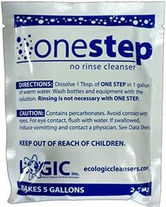 LOGIC INC ONESTEP NO RINSE CLEANSER - 2.5oz Pack One Step Environmentally Friendly Sanitizer No Rinse No Clorine No Film