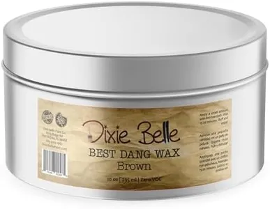 Dixie Belle Paint Company | Best Dang Furniture Wax (10oz, Brown) | DIY Furniture Finishing Wax | Chalk Paint Protection | Antique DIY | Made in USA