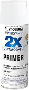 Rust-Oleum 334019 Painter's Touch 2X Ultra Cover Spray Primer, 12 oz, Flat White