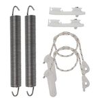 BlueStars 8194001 & 8270020 Dishwasher Door Balance Link Kit & Door Spring - Exact Fit for Kenmore Whirlpool KitchenAid Dishwashers - Replaces 1059756 8194001VP 8270018 AP3775412 PS972325