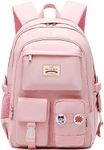 SCIONE Backpack for Girls Large Capacity Rucksack School Backpack Kawaii Multi-Pocket Backpack Christmas Gifts for Primary Junior High University Back to School Bag