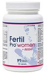 Fertil Pro Woman + Reishi Natural Female Fertility Supplements for Women with Vitamins & Nutrients Pre-Conception Pre-Pregnancy Support for Her (90 Pills 3 Month Supply)