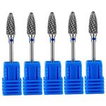 minkissy 5pcs Nail Polisher Nail Drill Bits Professional Nail Drill Polishing Heads for Nail Manicure Tools Manicure Supplies Professional Nail Bits Manicure Grinding Tools Set