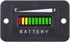 battery gauge for yamaha cart 48v + Battery Indicator 36V, 36 Volt LED Meter Gauge Cart (BI003-48V)