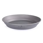 Boundless Voyage Ultralight Titanium Bowl Pan Plate Dish with Carry Bag Outdoor Camping Portable Tableware Cookware ((Plate-M)-Ti15167B)