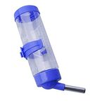 DreamAuro Leak Proof Cage Attachment Water Bottle Cum Feeder for Hamster, Guinea Pig, Rabbit, Puppy, Cat, Kitten, Dwarf, Gerbil, Mice and Ferret (250 ml, Blue)