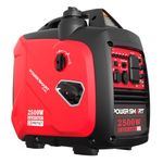 PowerSmart 2500-Watt Gas Powered Portable Inverter Generator, Super Quiet for Camping, Tailgating, Home Emergency Use, CARB Compliant (PS5020W) 2024 Version