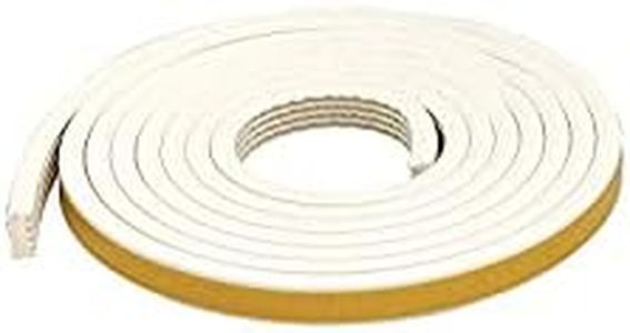 M-D 63669 19/32" X 10' White All Profile Weather Stripping