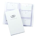 Hortense B. Hewitt Wedding Accessories Book of Wedding Wishes Set, Linked Hearts