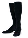 COMRAD | Premium and Stylish Compression Socks for Multipurpose Wear, Black Confetti, S