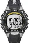 Timex Men's Ironman Classic 100 44mm Watch, Black/Yellow, One Size, Classic