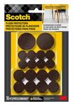 Scotch SP846 SP846-NA Felt Pads, Brown, Assorted Sizes