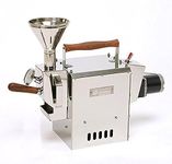 KALDI WIDE size (300g) Home Coffee Roaster Motorize Type Full Package Including Thermometer, Hopper, Probe Rod, Chaff Holder (Gas Burner Required)