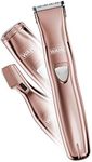 Wahl Pure Confidence Rechargeable Electric Razor, Trimmer, Shaver, & Groomer for Women with 3 Interchangeable Heads - Model 9865-2901V