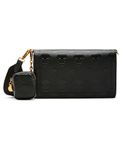 Betsey Johnson Women's Skull Boss Wallet On A Chain, Black, One Size