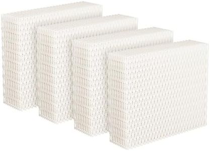 Fil-fresh 4-Pack HDC12 Replacement Wicking Humidifier Filter, Super Wick Compatible with AIRCARE Essick Air EA1407, HD1305, HD1405, HD1406, HD1407, HD1409, Kenmore 15420, 29614, High Moisture Output