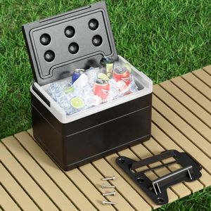 CLUBRALLY Golf Cart Ice Cooler with Mounting Bracket Kit, 6L Large Capacity Portable Cooler for Club Car Precedent, Tempo and Onward, OEM#102588101, 103886801