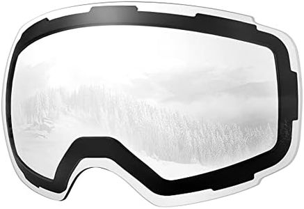 OutdoorMaster Ski Goggles PRO Replacement Lens - 20+ Choices (VLT 99% Clear Lens)