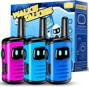EUTOYZ Kids Walkie Talkies 3-Pack – Long Range Two-Way Radios