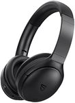 SoundPEATS Bluetooth Headphones, A6 Hybrid Active Noise Cancelling Earphones Over Ear Headphones, 38 Hours Playtime(ANC Off), USB-C, Foldable Design with Ergonomic Headband, Memory Foam Earcups