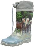 Beck Girls Horses Wellington rain boots