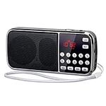 PRUNUS J-189 Bluetooth AM FM Radio,