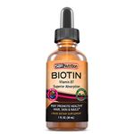 Biotin Liquid Drops (Mixed Berry) MAX Absorption Biotin Liquid Drops, 5000mcg of Biotin Per Serving, 60 Serving, No Artificial Preservatives, Vegan Friendly, Supports Healthy Hair Growth, Strong Nail