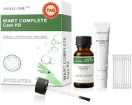 ourui one Skin Tag Remover & Wart Remover Kit – Dual Action Liquid & Cream Kit for Face, Neck, Body – Targets Skin tag, Common, Plantar, Flat Warts,Corn – Visible Results in 2–4 Weeks