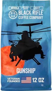 Black Rifle Coffee 12oz Bag Gunship Roast - Light Roast Whole Bean Coffee