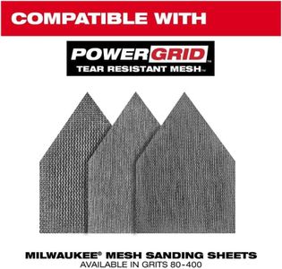 Milwaukee 12V Brushless Cordless Orbital Detail Sander – Tool Only, Red/Black